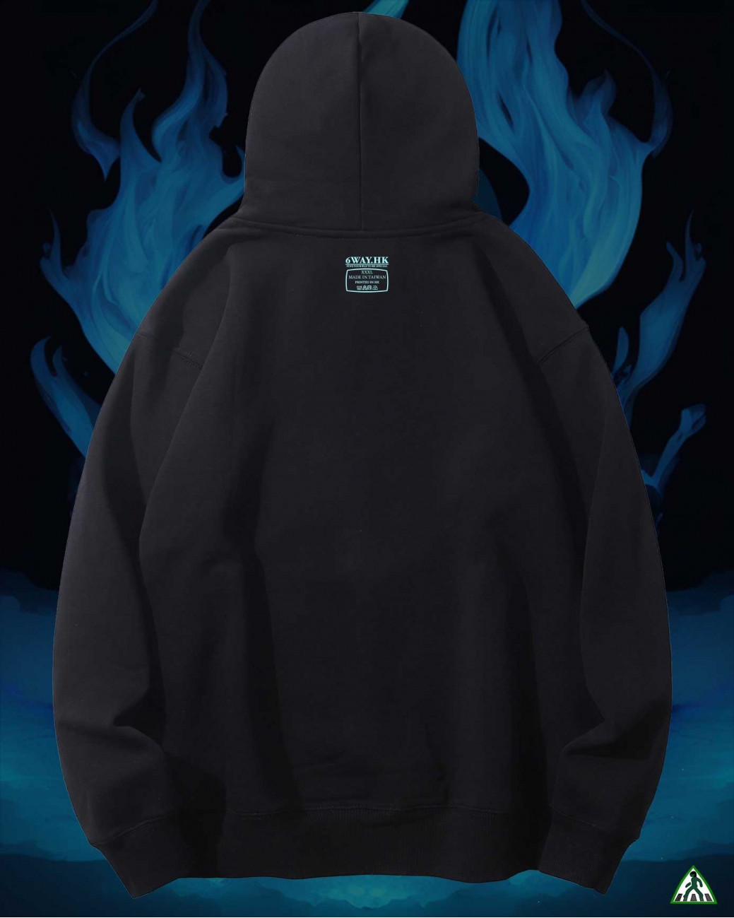 Blue Fire Hoodie