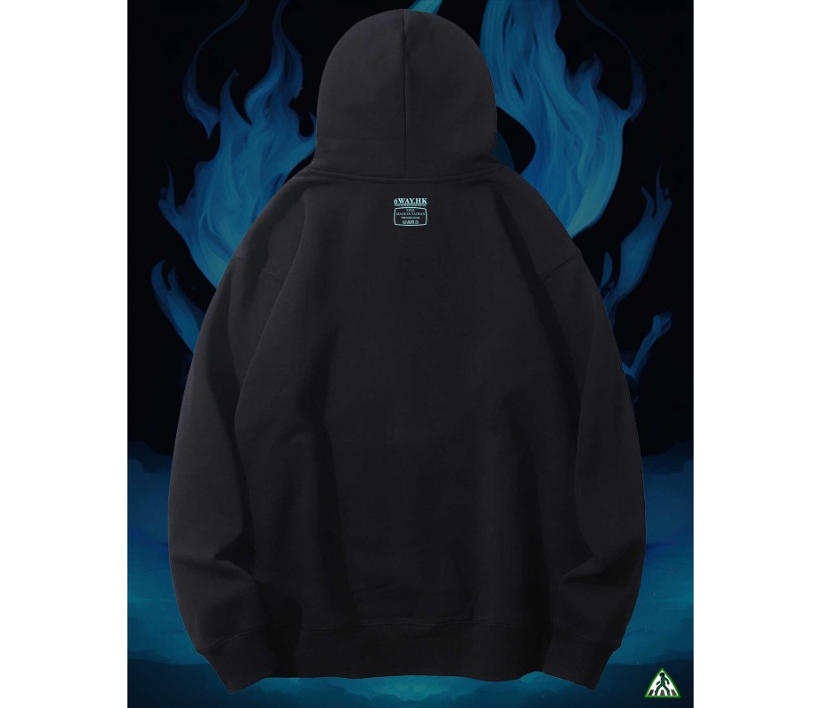 Blue Fire Hoodie