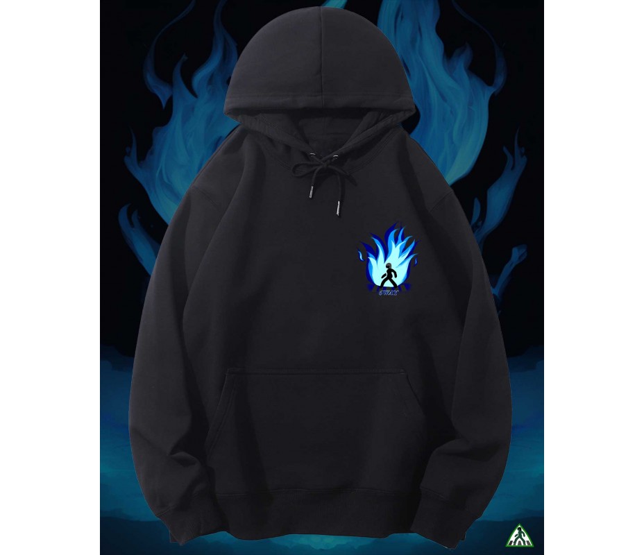 Blue Fire Hoodie