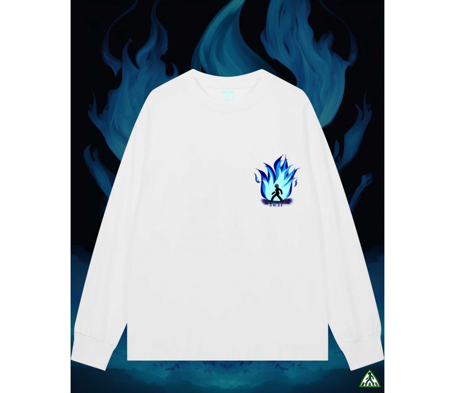 Blue Fire Long Tee 