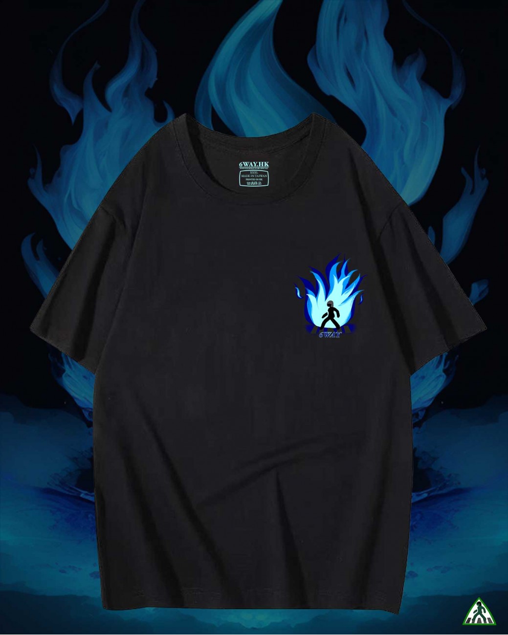 Blue Fire Tee