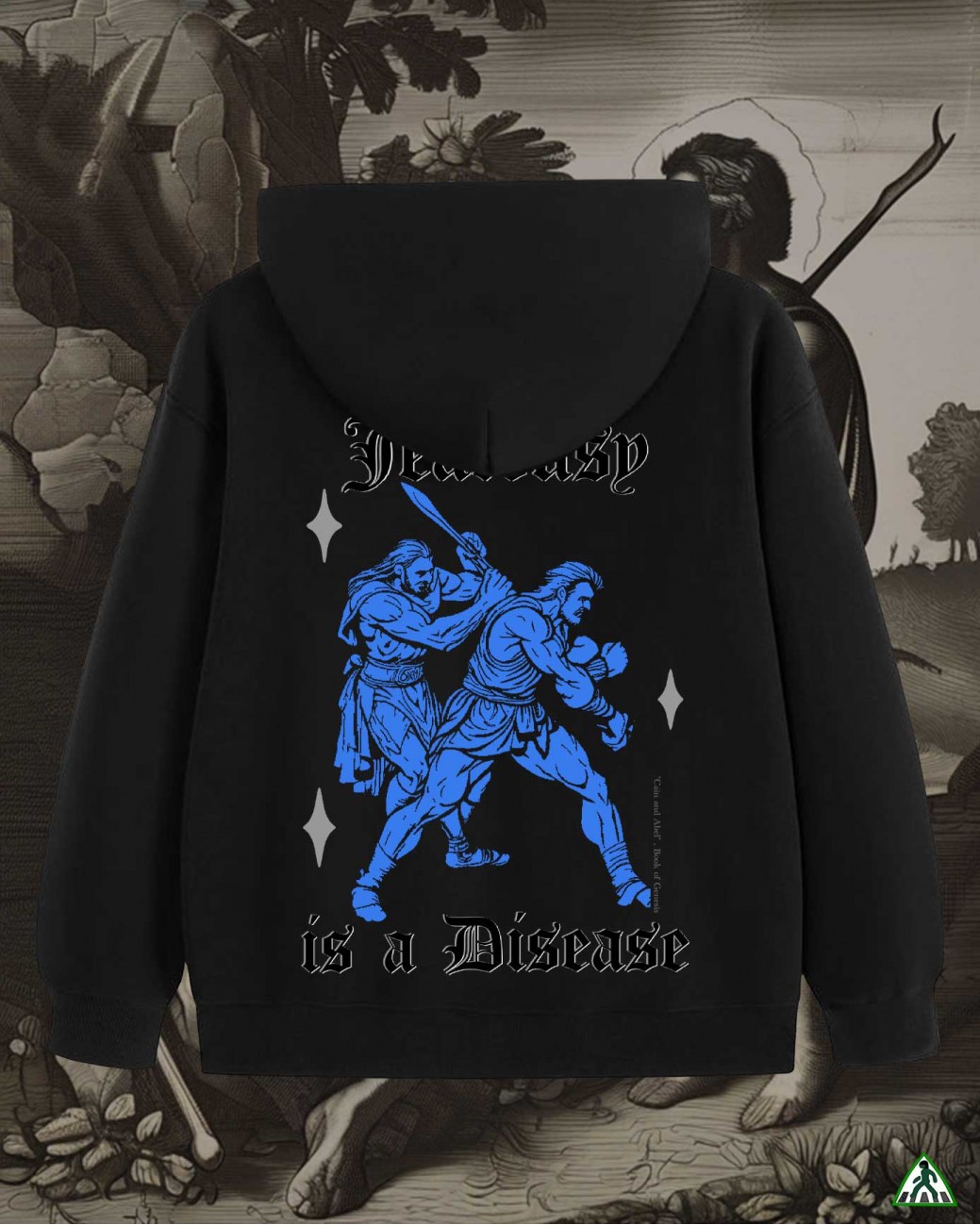 Cain And Abel Zip Up Hoodie