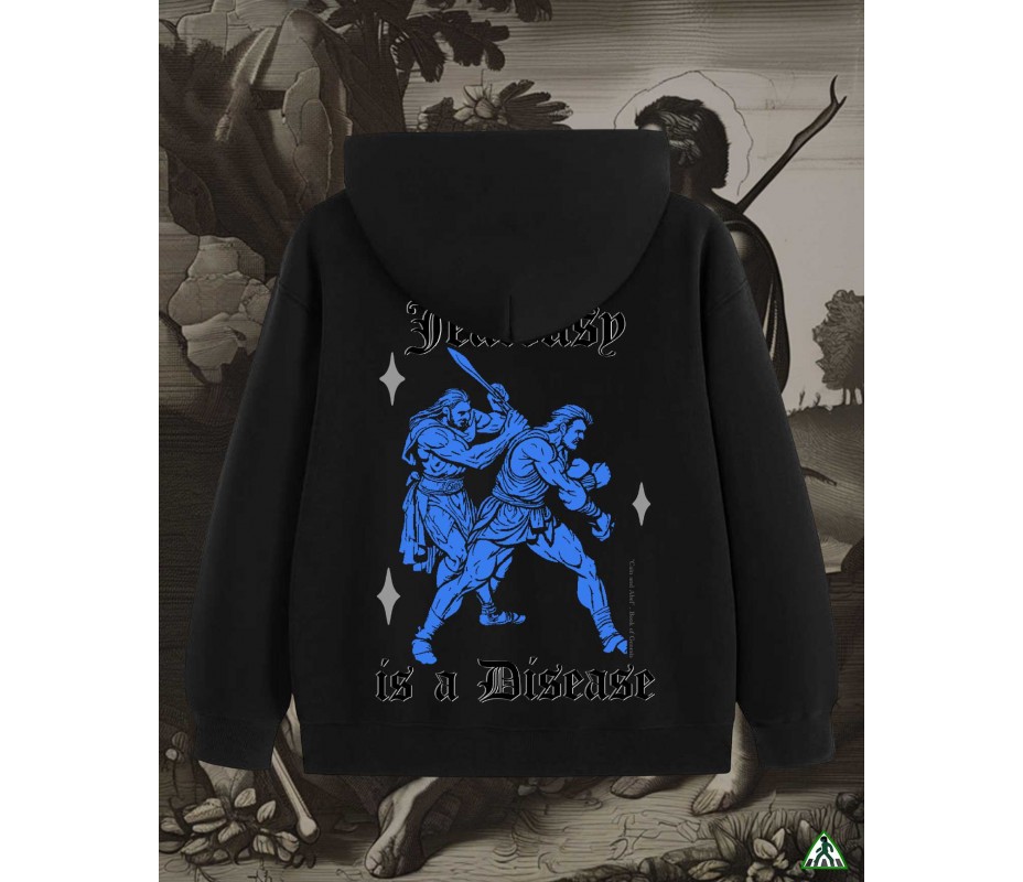 Cain And Abel Zip Up Hoodie